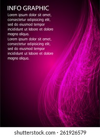 Dark pink Light Abstract Technology background for computer graphic website internet. text box. Brochure. card. wave. label. banner