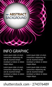 dark pink Light Abstract Technology background computer graphic website internet and business. circuit. vector illustration. text box. Brochure. card. banner flyer magazine. Design label.
