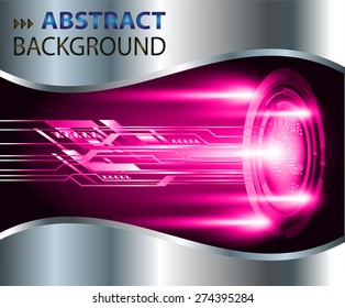 dark pink Light Abstract Technology background computer graphic website internet and business circuit. vector illustration. text box Brochure. banner flyer magazine Design label. infographic