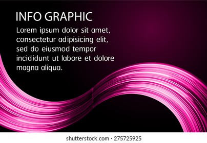 dark pink Light Abstract Technology background computer graphic website internet and business. vector illustration. text box. Brochure. card. banner flyer magazine. Design label. wave