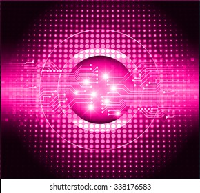 dark pink Light Abstract Technology background for computer graphic website internet and business. circuit. illustration. digital. infographics. binary code background. www. vector.one. zero.eye