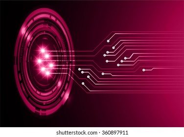 dark pink Light Abstract Technology background for computer graphic website internet business. circuit. illustration. digital. infographics. binary code. www.Spark.zero one. vector eye scan virus