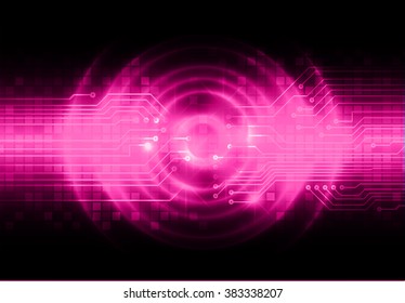 dark pink Light Abstract Technology background for computer graphic website internet and business. circuit. illustration. digital. infographics. binary code. eye scan. www. online. sound wave