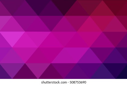 Dark pink low poly background. A completely new color illustration in a vague style. Brand-new design for your business.