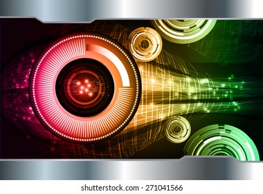 dark pink orange green color Light Abstract Technology background for computer graphic website internet and business. circuit. vector illustration. silver