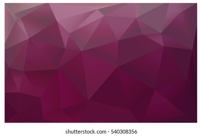 Dark Pink Pattern. Seamless triangular template. Geometric sample. Repeating routine with triangle shapes. Seamless texture for your design. Pattern can be used for background.