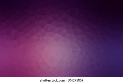 Dark pink polygon abstract background. An elegant bright illustration with gradient. Brand-new style for your business design.
