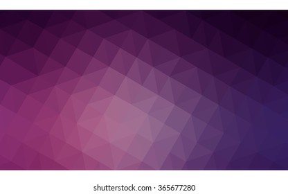 Dark pink polygonal illustration, which consist of triangles. Geometric background in Origami style with gradient. Triangular design for your business.