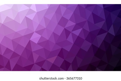 Dark pink polygonal illustration, which consist of triangles. Geometric background in Origami style with gradient. Triangular design for your business.