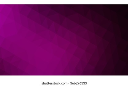 Dark pink polygonal illustration, which consist of triangles. Geometric background in Origami style with gradient. Triangular design for your business.