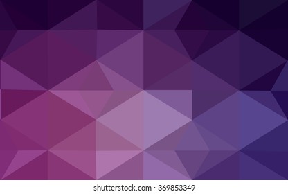 Dark pink polygonal illustration, which consist of triangles. Geometric background in Origami style with gradient. Triangular design for your business.