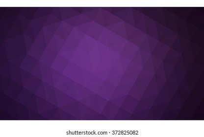 Dark pink polygonal illustration, which consist of triangles. Geometric background in Origami style with gradient. Triangular design for your business.