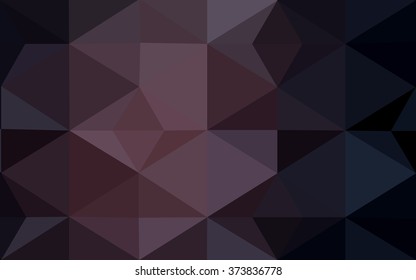 Dark pink polygonal illustration, which consist of triangles. Geometric background in Origami style with gradient. Triangular design for your business.