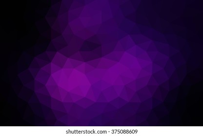 Dark pink polygonal illustration, which consist of triangles. Geometric background in Origami style with gradient. Triangular design for your business.