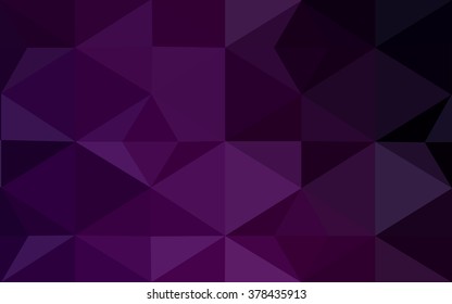 Dark pink polygonal illustration, which consist of triangles. Geometric background in Origami style with gradient. Triangular design for your business.