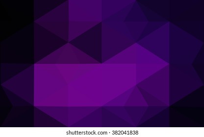 Dark pink polygonal illustration, which consist of triangles. Geometric background in Origami style with gradient. Triangular design for your business.