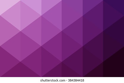 Dark pink polygonal illustration, which consist of triangles. Geometric background in Origami style with gradient. Triangular design for your business.