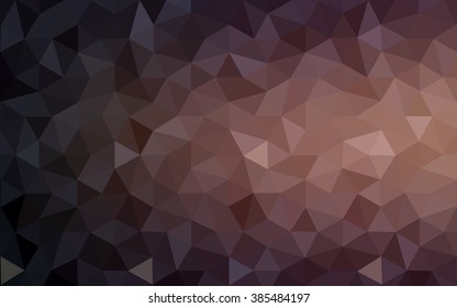 Dark pink polygonal illustration, which consist of triangles. Geometric background in Origami style with gradient. Triangular design for your business.