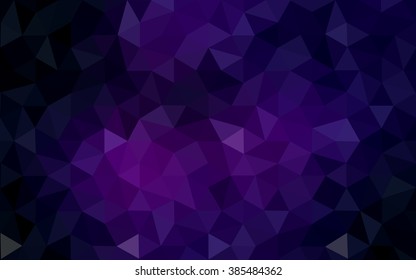 Dark pink polygonal illustration, which consist of triangles. Geometric background in Origami style with gradient. Triangular design for your business.