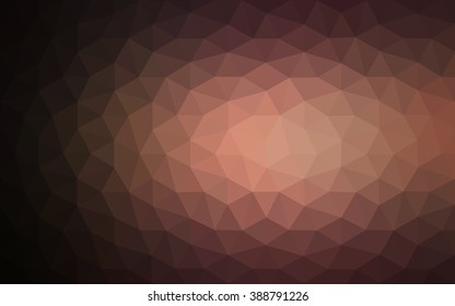 Dark pink polygonal illustration, which consist of triangles. Geometric background in Origami style with gradient. Triangular design for your business.