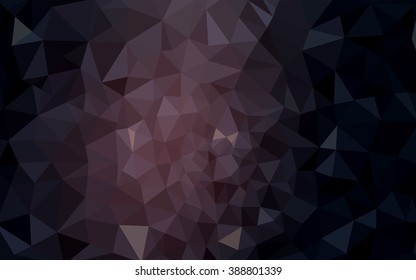 Dark pink polygonal illustration, which consist of triangles. Geometric background in Origami style with gradient. Triangular design for your business.