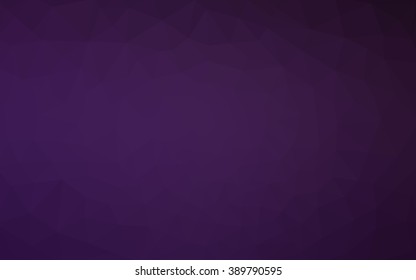 Dark pink polygonal illustration, which consist of triangles. Geometric background in Origami style with gradient. Triangular design for your business.