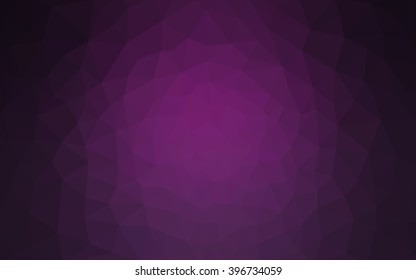 Dark pink polygonal illustration, which consist of triangles. Geometric background in Origami style with gradient. Triangular design for your business.