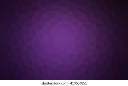 Dark pink polygonal illustration, which consist of triangles. Geometric background in Origami style with gradient. Triangular design for your business.