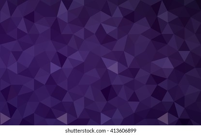 Dark pink polygonal illustration, which consist of triangles. Geometric background in Origami style with gradient. Triangular design for your business.