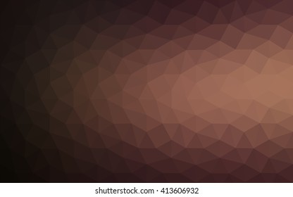 Dark pink polygonal illustration, which consist of triangles. Geometric background in Origami style with gradient. Triangular design for your business.