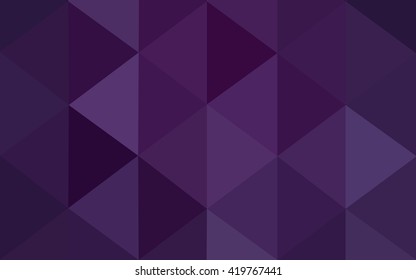 Dark pink polygonal illustration, which consist of triangles. Geometric background in Origami style with gradient. Triangular design for your business.