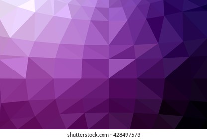 Dark pink polygonal illustration, which consist of triangles. Triangular design for your business. Creative geometric background in Origami style with gradient.