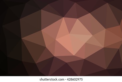 Dark pink polygonal illustration, which consist of triangles. Triangular design for your business. Creative geometric background in Origami style with gradient.