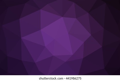 Dark pink polygonal illustration, which consist of triangles. Triangular design for your business. Creative geometric background in Origami style with gradient.