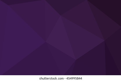 Dark pink polygonal illustration, which consist of triangles. Geometric background in Origami style with gradient. Triangular design for your business.