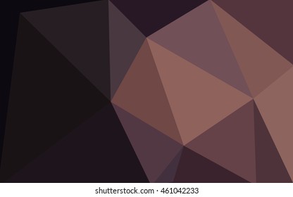 Dark pink polygonal illustration, which consist of triangles. Geometric background in Origami style with gradient. Triangular design for your business.