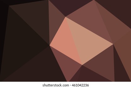 Dark pink polygonal illustration, which consist of triangles. Geometric background in Origami style with gradient. Triangular design for your business.