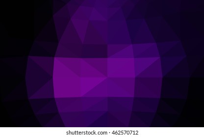 Dark pink polygonal illustration, which consist of triangles. Triangular design for your business. Creative geometric background in Origami style with gradient.