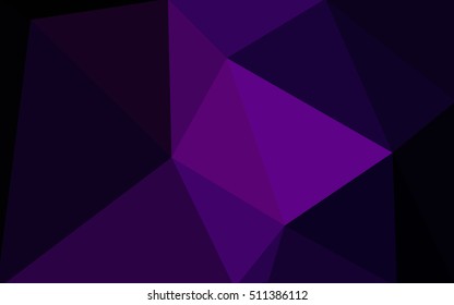 Dark pink polygonal illustration, which consist of triangles. Geometric background in Origami style with gradient. Triangular design for your business.