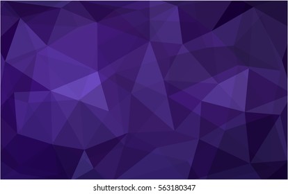 Dark Pink polygonal illustration, which consist of triangles. Triangular design for your business. Creative geometric background in Origami style with gradient