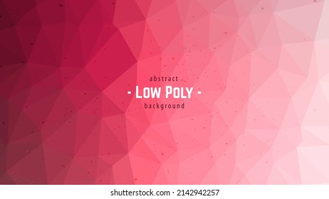 Fondo del mosaico poligonal rosado oscuro, bajo estilo polaco, ilustración del vector, plantillas de diseño empresarial