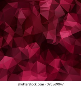 Dark pink Polygonal Mosaic Background, Vector illustration, Busi