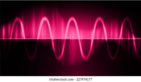 Dark pink pulse Light Abstract Technology background for computer graphic website and internet. 