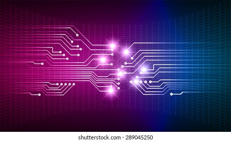 dark pink purple blue color Light Abstract Technology background for computer graphic website internet and business. circuit. vector illustration. abstract digital . infographics. Grid mesh table