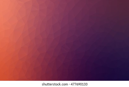 Dark pink, red abstract polygonal pattern. A vague abstract illustration with gradient. Brand-new style for your business design.