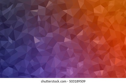 Dark pink, red blurry triangle pattern. A completely new color illustration in a vague style. The polygonal design can be used for your web site.