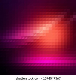 dark pink and red color.  triangle background. polygonal style 
