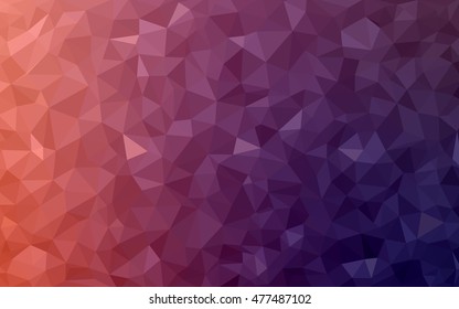 Dark pink, red polygon abstract background. A completely new color illustration in a vague style. A completely new template for your business design.