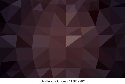Dark pink, red polygonal illustration, which consist of triangles. Triangular design for your business. Geometric background in Origami style with gradient.