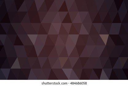 Dark pink, red polygonal template. A sample with polygonal shapes. Brand-new style for your business design.